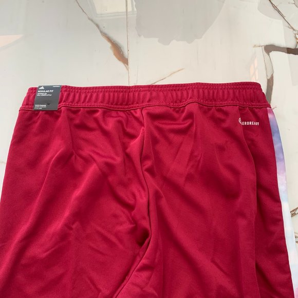 Adidas Men's Soccer Burgundy Tiro Track Pants Regular Tapered Leg Size L - Picture 14 of 16